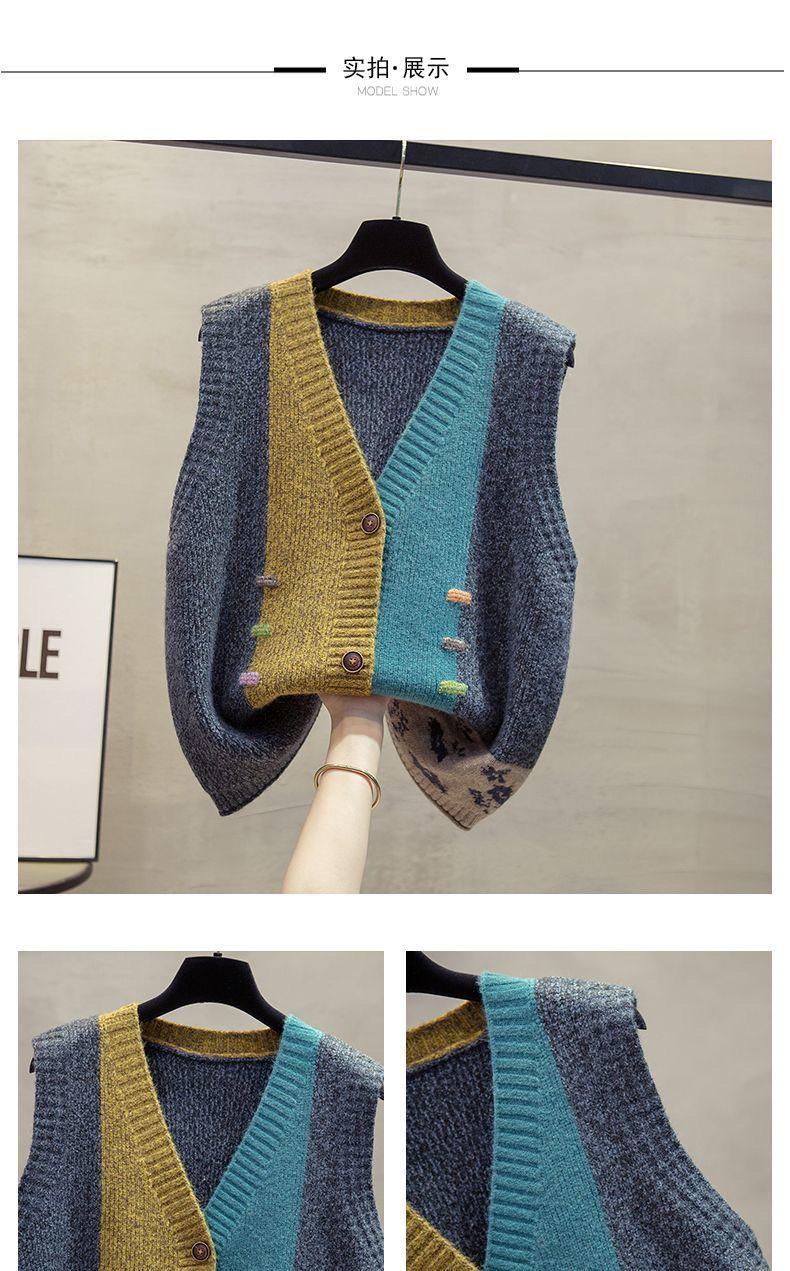 Product Introduction of Áo Len Cardigan Dệt Kim, Áo Vest Xuân Thu, Thời Trang Mới, Kiểu Dáng Rộng Rãi, Áo Mặc Bên Ngoài Dễ Phối Đồ, Thích Hợp Cho Năm 2025 Nữ Top Women 8