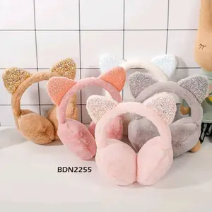 EMF20 Earmuff cat penutup telinga anak cewek import lucu bentuk kucing Female Fashion