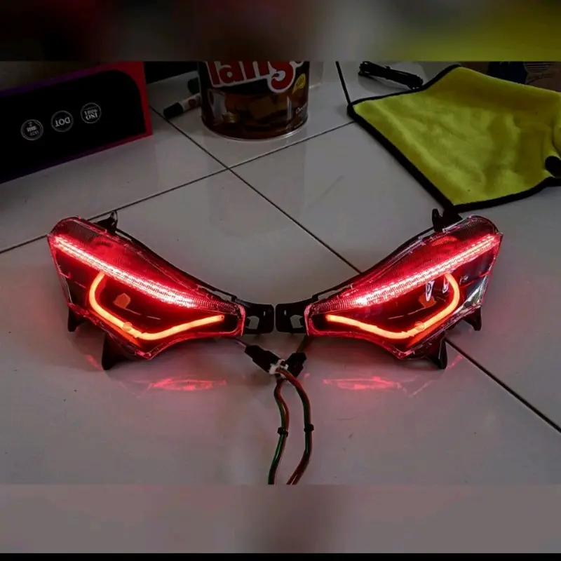 Sen Sein Depan Supra X 125 Batman Custom Alis Running Plus Mata Elang Lampu Foto 5
