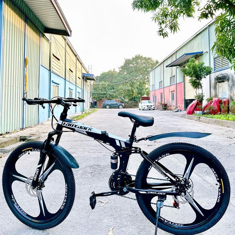 Xe đạp gấp LAUXJACK GẤP GỌN 26 inch 21 tốc độ xe  đạp