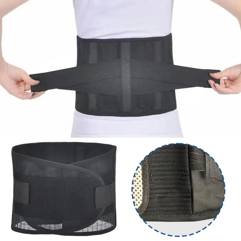 Đai thắt lưng, Cột sống thắt lưng, Đai nịt ngực nẹp lưng dưới mạnh mẽ, Dụng cụ tập eo, thấm mồ hôi 0