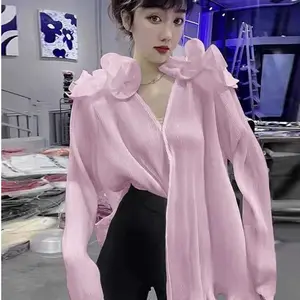 Atasan Stylist Kemeja Flower Rozzy 009