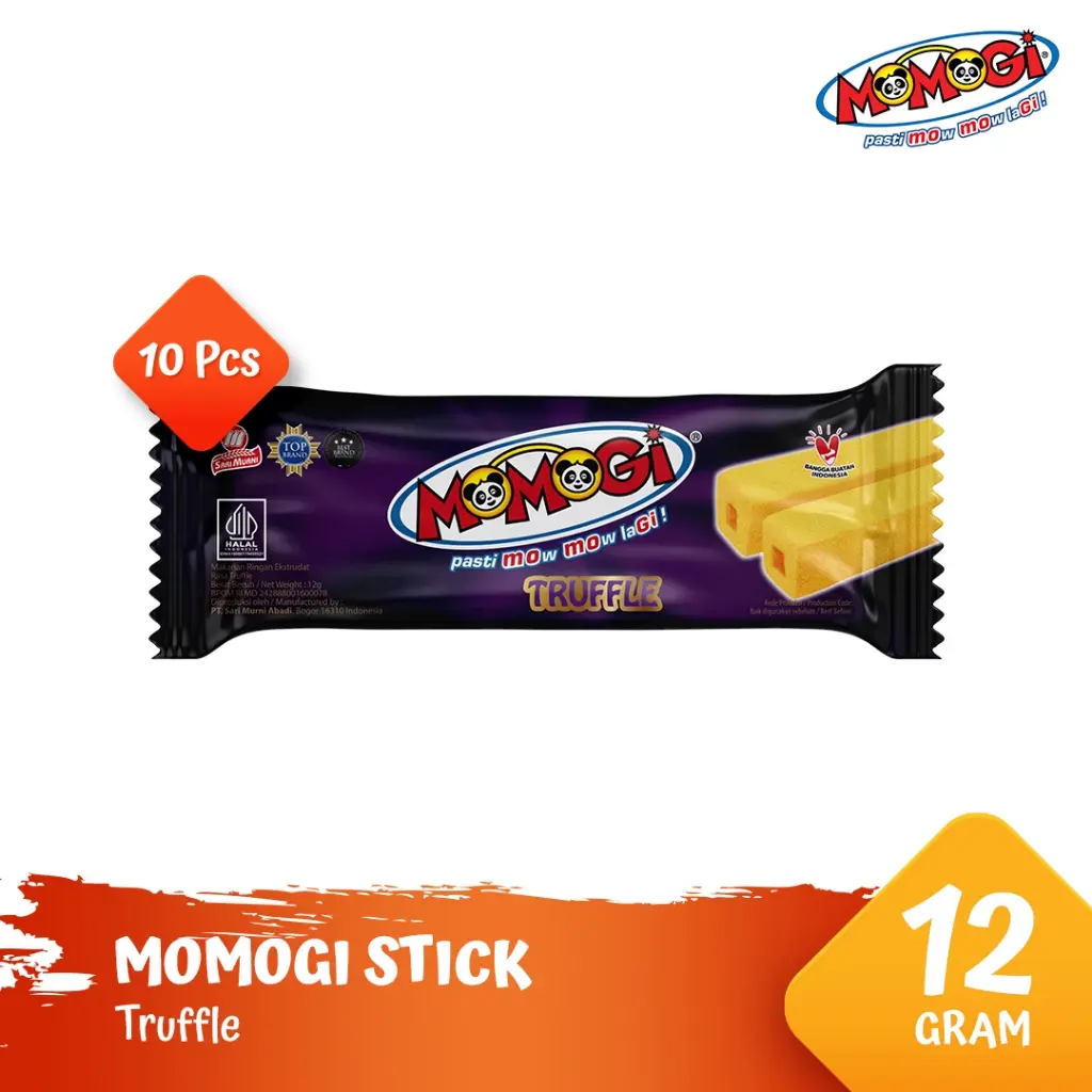Momogi Stick Snack Makanan Ringan 12gr - Truffle [1 Box @ 10 Pcs]