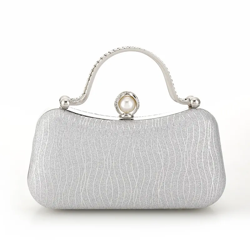 Túi xách nữ kim sa lấp lánh T72 xinh xắn - Túi cốp kim sa đi tiệc bling - Bag Kem 5