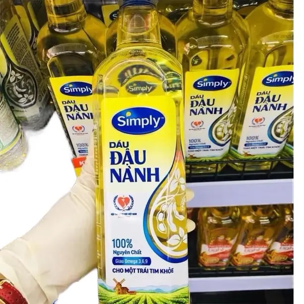 Dầu đậu nành Simly 1L thơm ngon - Dầu Ăn 5