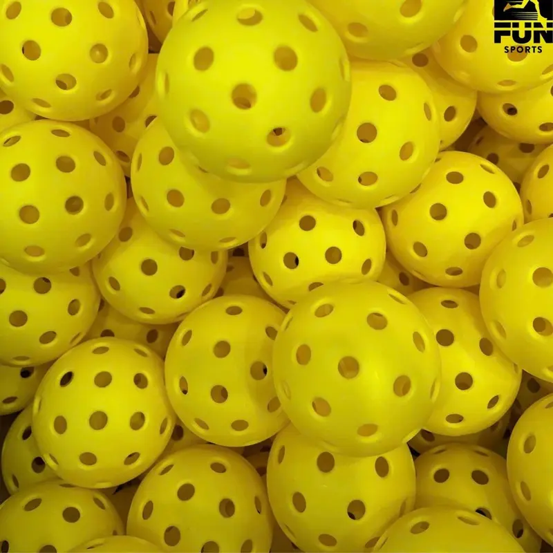 Bóng Pickleball Thi Đấu Tiêu Chuẩn Bóng Tập Luyện Ngoài Trời 40 Lỗ Độ Bền Cao Độ Ổn Định Fun Sports 7