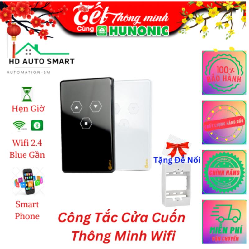 Công Tắc Cửa Cuốn Thông Minh Hunonic Datic đóng mở cửa cuốn trên điện thoại smart door