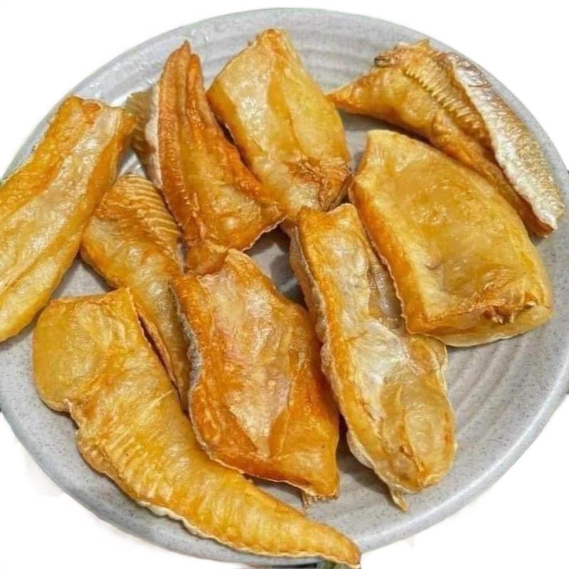 500G Khô ức mỡ cá dứa loại dài(cá basa)  Tặng kèm mắm me