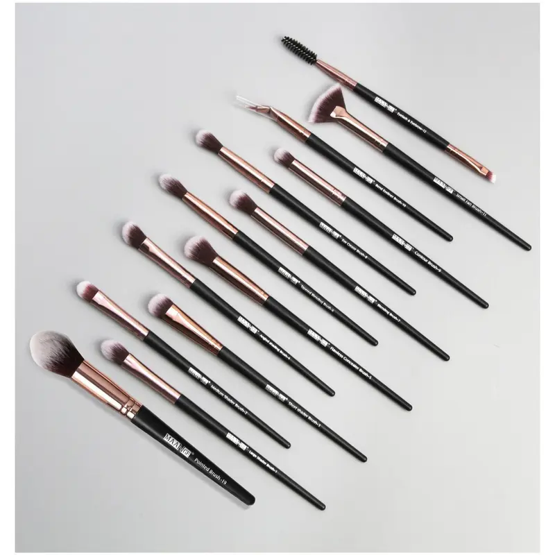 Bộ 13 cọ trang điểm mắt MAANGE Chuyên Nghiệp Cọ Makeup Trang Điểm Lông Cọ Mềm Dễ Vệ Sinh Phù Hợp Người Tập Make Up 6