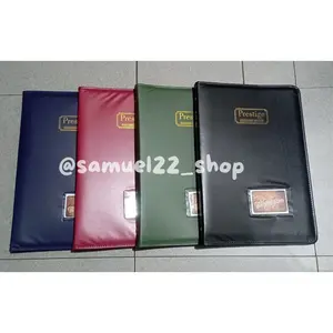 Map Document Keeper Resleting Folio / F4 PRESTIGE Kulit