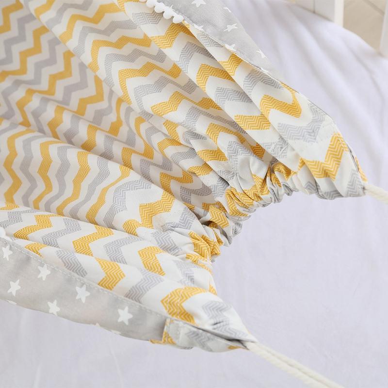 INS Children's Swing Indoor Outdoor Hanging Basket Kids Hanging Cloth Bag Baby Home Cartoon Hammock 6