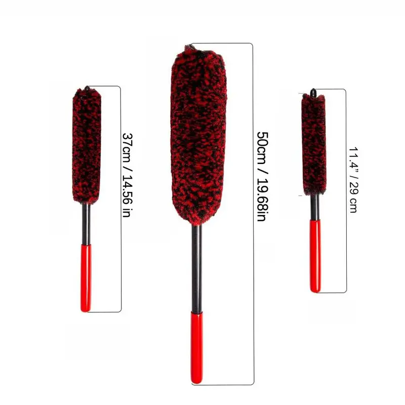 Car Wheel Cleaning Brush, Soft Wheel Detailing Brush, Professional Car Wheel Cleaning Tool for Car Washing & Maintenance 1