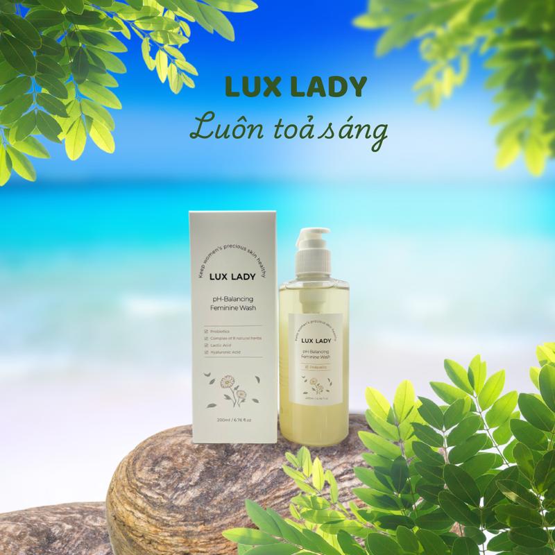Dung dịch vệ sinh phụ nữ LUX Lady Hàn Quốc Black Tea 200ml 3