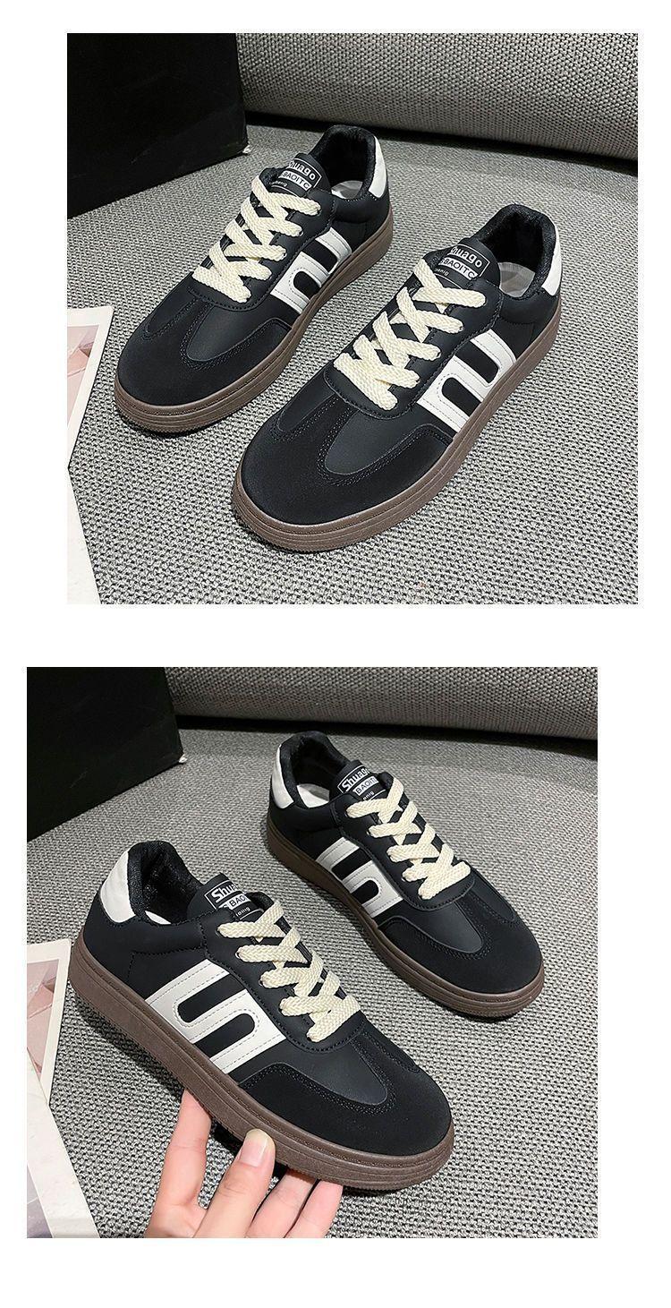 Product Introduction of Spring and Autumn Popular Sports Board Shoes Fashionable All-Matching Retro White Shoes German Training Shoes Casual Cortez Women's Shoes 11