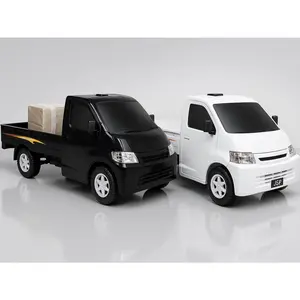 NAVORA - Viral Mainan anak laki laki perempuan unisex Pick Up L300 Grandmax Granmak Warna Cerah dan Elegan Bahan Plastik Tebal Original dari Pabrik Kemasan Rapi Putih Hitam Panjang 35 cm Tinggi 15 cm