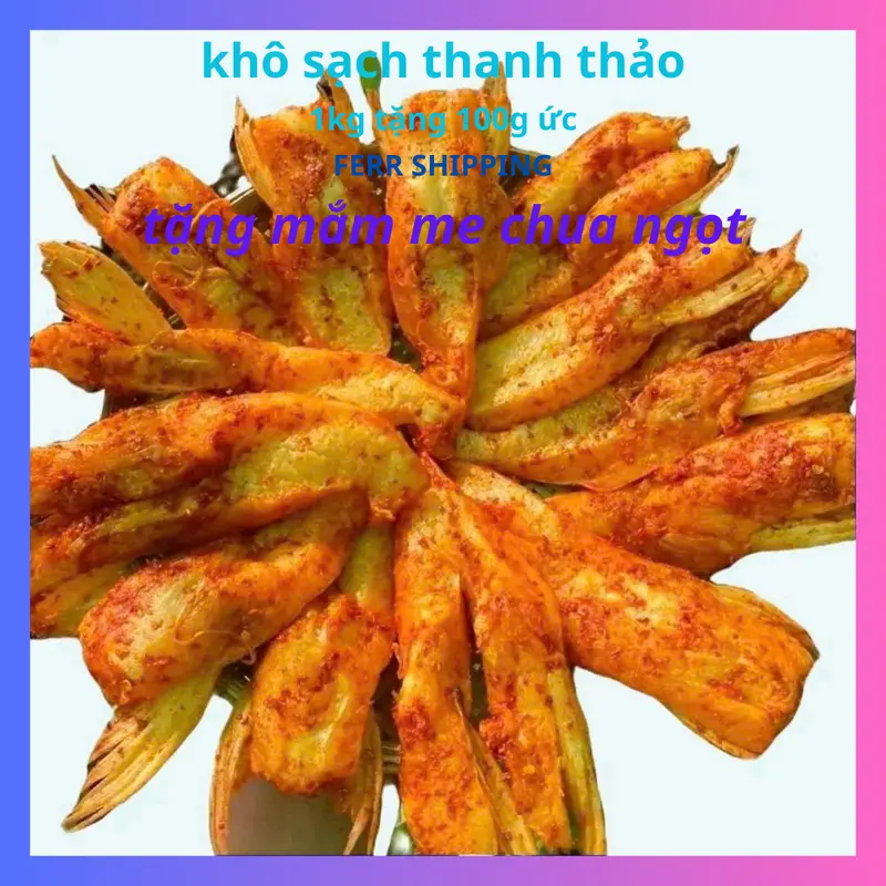 (DELL KM ) khô ức cá dứa tẩm bột ớt hàn quốc  - thơm ngon béo ngậy miễn tây sông nước Food Thức Ăn Ăn Vặt 2