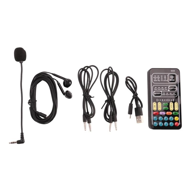 Product Introduction of Voice Changer Handheld Microphone Voice Changer With Sound Multifunctional Effects Machine For Phone//Switch (I9) 8