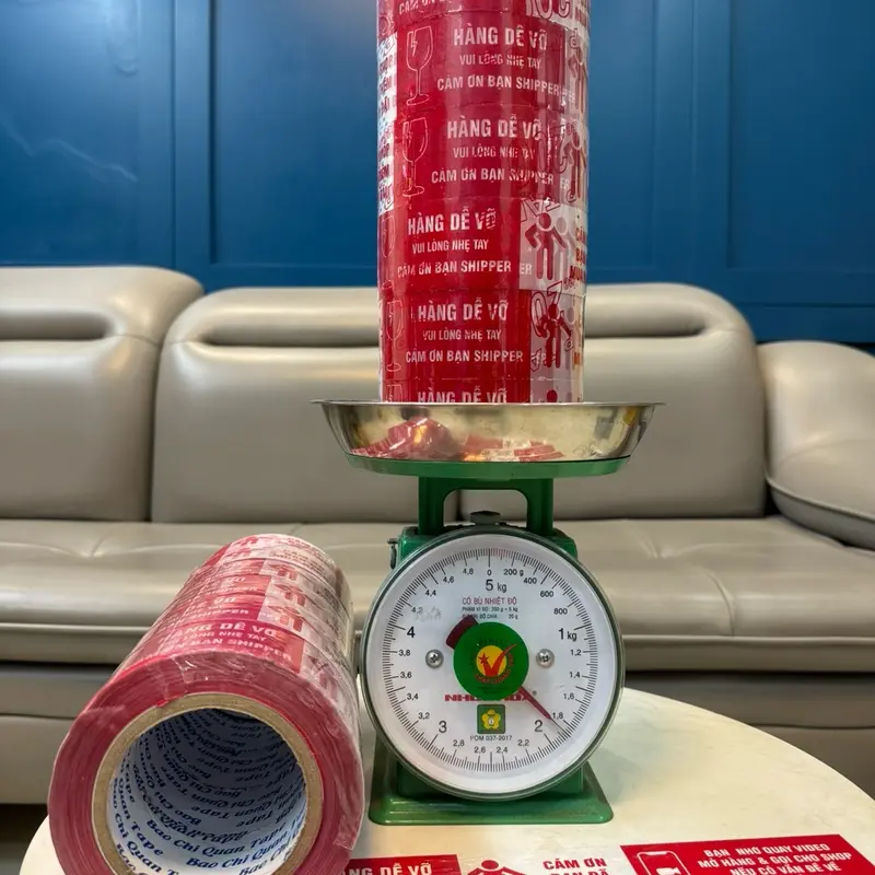 Băng Keo in chữ Quay Video + Nặng 1.8Kg 200Yard + độ dính cao 2