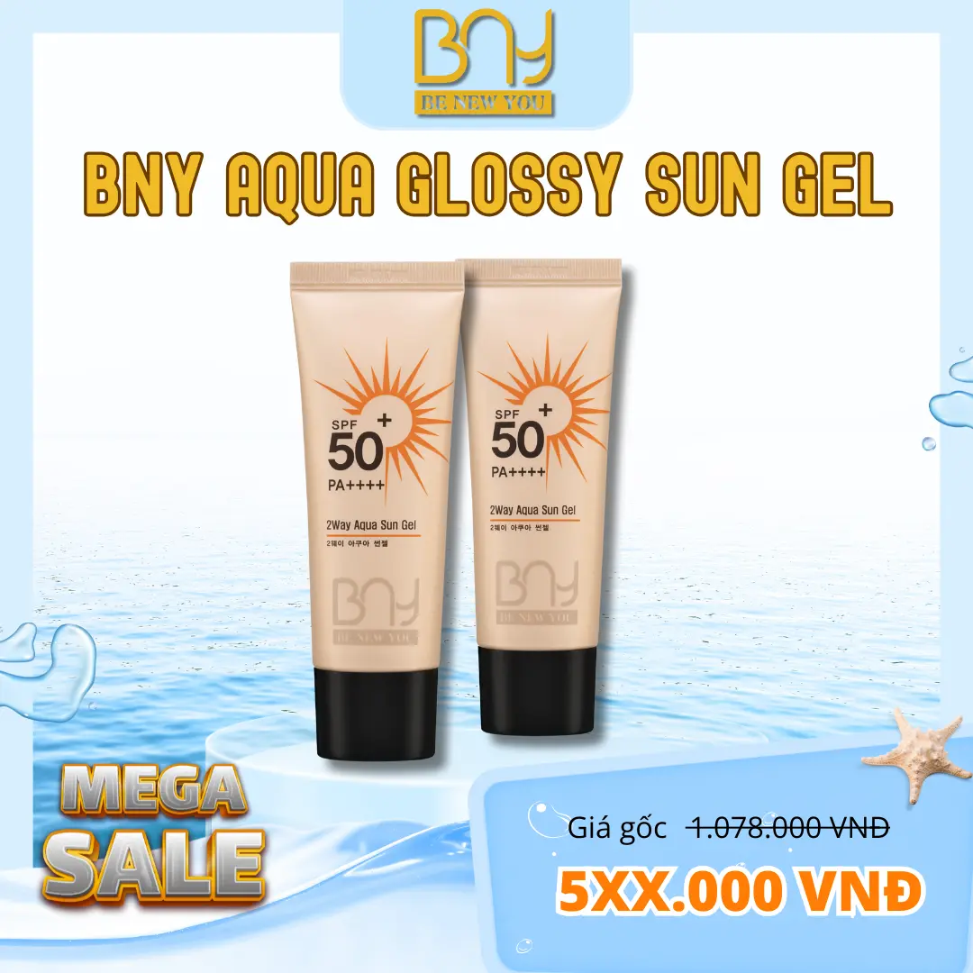 Hai Gel Chống Nắng BNY 60ml - Chống Nắng Hiệu Quả