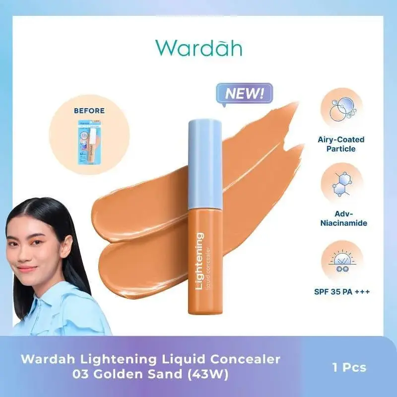 WARDAH Lightening Liquid Concealer BPOM ORIGINAL 1