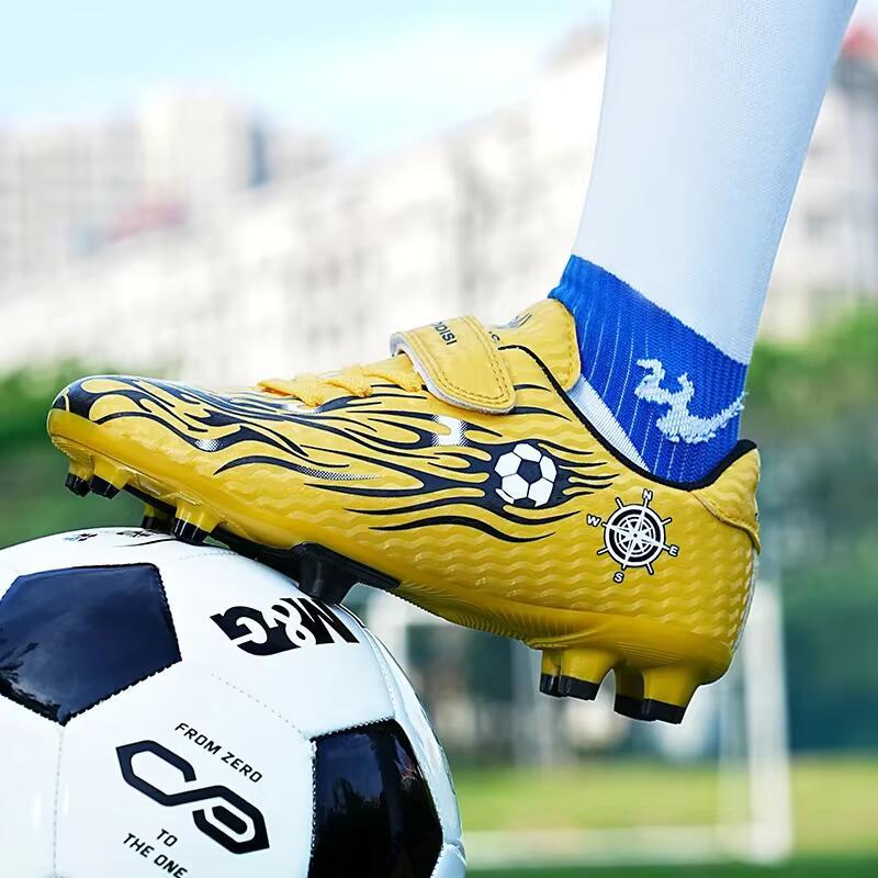 Product Introduction of Kids Boys Free Shipping Turf Training Soccer Shoes Outdoor Sports Futsal Hall Football Boot for Children 3