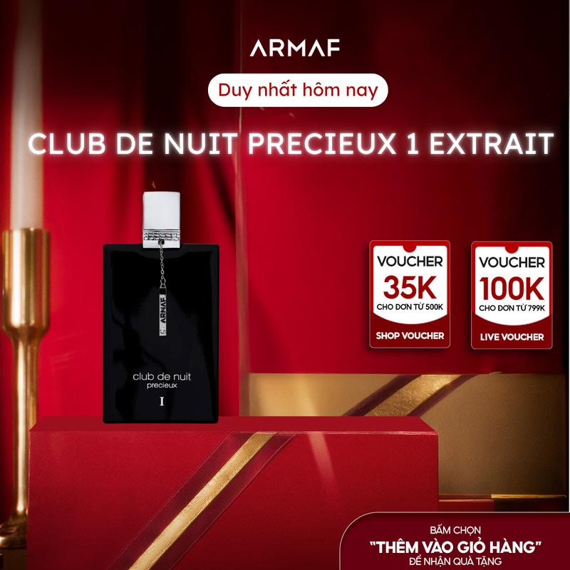[9.4] Nước hoa nam Armaf CLUB DE NUIT PRECIEUX 1 EXTRAIT DE PARFUM EDP 55ML [HĐT]