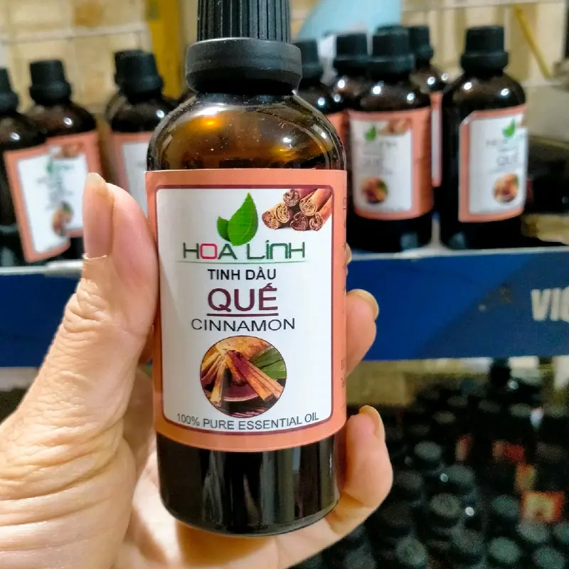tinh dầu nguyên chất hương quế 100ml khử mùi sông phòng đuổi muỗi 0