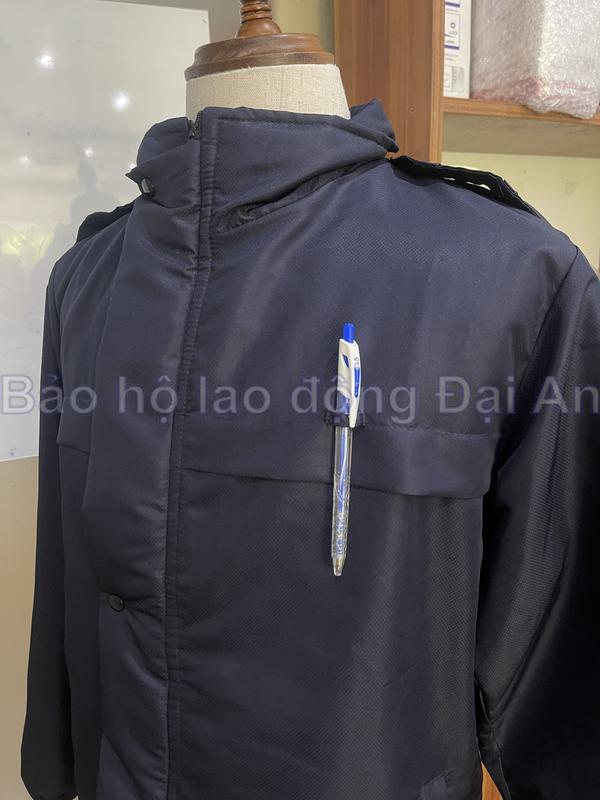 Áo khoác bảo vệ lót trần bông thêu chữ SECURITY Menswear Nam 6