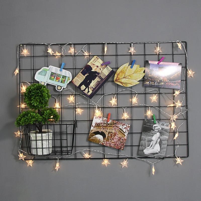 Khung Lưới Sắt Treo Ảnh Tấm Lưới Thép Trang Trí Nhà Cửa Sống Ảo ( Tặng Kèm Đinh)