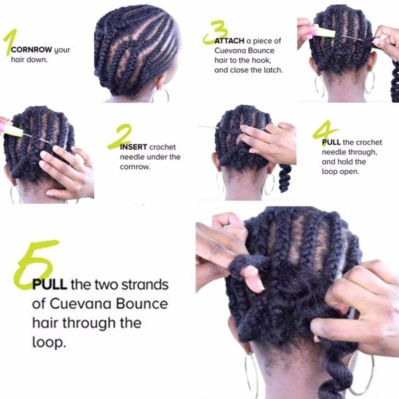 DIY Freetress Deep Twist Crochet Hair Ombre Afro Curls Synthetic Crochet Hair Long Curly Crochet Braiding Hair Extensions African 3