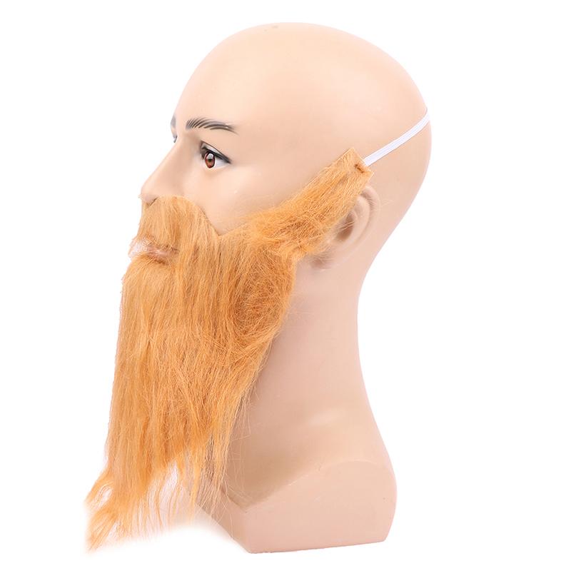 Product Introduction of [HOU]Handmade Wig Beard Hats Crochet Mustache Knit Halloween Party Decoration Moustache Men Women Festival Caps Face Beard Wig Props 13