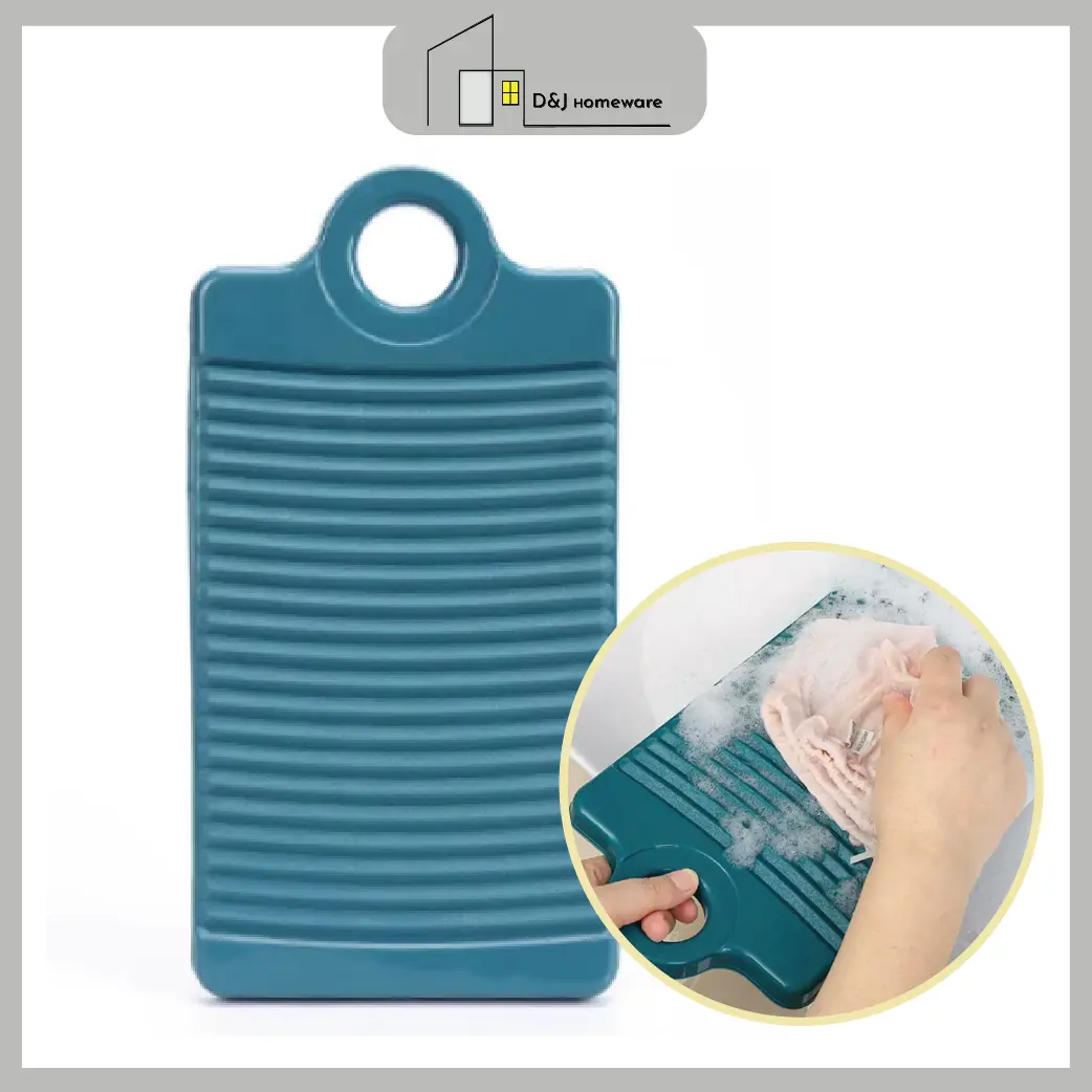 Mini Washing Board Anti Slip / Plastic Laundry Board with Handle / Papan Cuci Basuh Gosok Baju  [Ready-Stock]