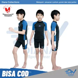 setelan renang anak | baju renang anak | setelan renang anak laki-laki | setelan renang anak perempuan | baju renang anak unisex Set Cowok Uniseks Nyaman Air Pakaian