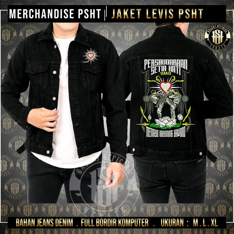 JAKET LEVIS PSHT FULL BORDIR JAKET LEVIS PSHT KEKINIAN JAKET LEVIS PRIA DAN WANITA JAKET LEVIS TERATE TERLARIS 1