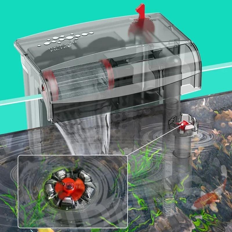 Bơm tuần hoàn 3 trong 1 Bộ lọc bể cá Lọc mạnh mẽ Hoạt động im lặng Bơm lọc nước…