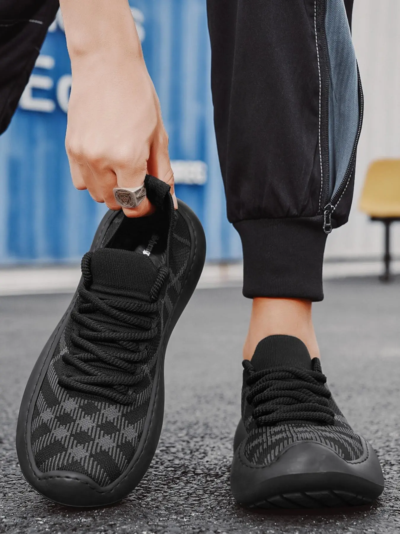 Men's Fashionable Retro Patchwork Sneakers, Casual Comfortable Breathable Sports Running Shoes, Trendy All-match Sneakers for Daily Wear
