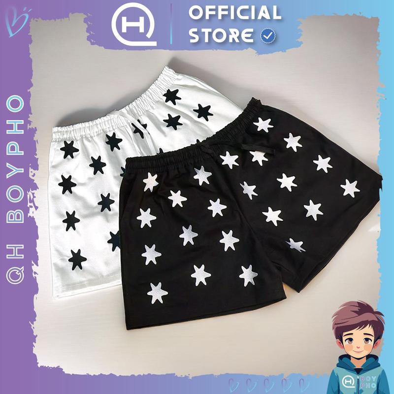 Quần sooc in ngôi sao siêu hot mix với tất cả áo phông Men Short Menswear quần  đùi