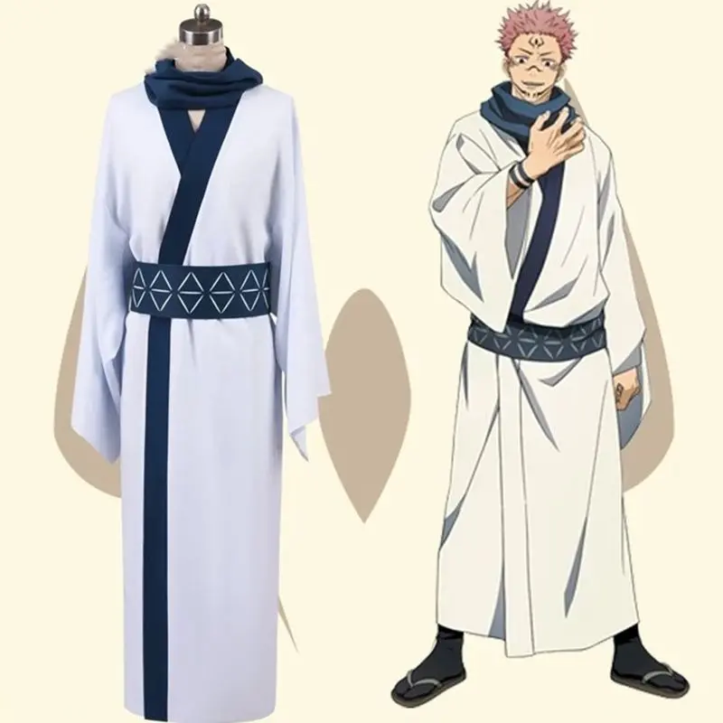 Trang Phục Hóa Trang Anime Jujutsu Kaisen Ryomen Sukuna, Kimono Nhật Bản, Dành Cho Phụ Nữ Và Nam Giới, Trang Phục Phù Hợp Lạ Mắt, Đồng Phục Lễ Hội Halloween 4