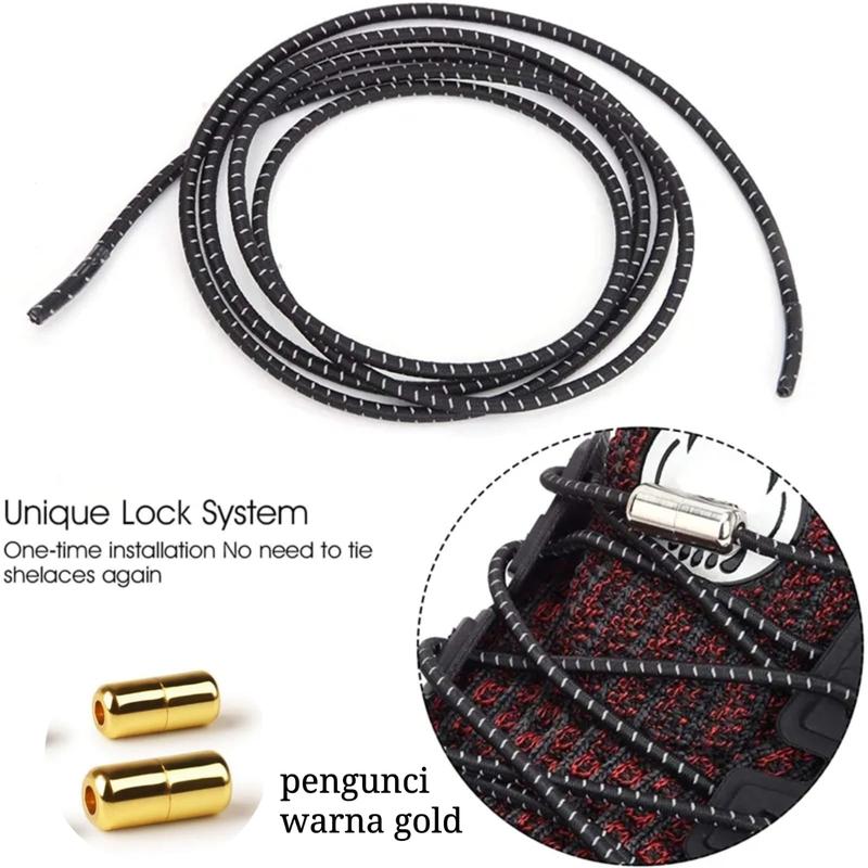 TALI SEPATU PRAKTIS TALI SEPATU INOVATIF TANPA IKAT SHOE LACES AKSESORIS SEPATU 8