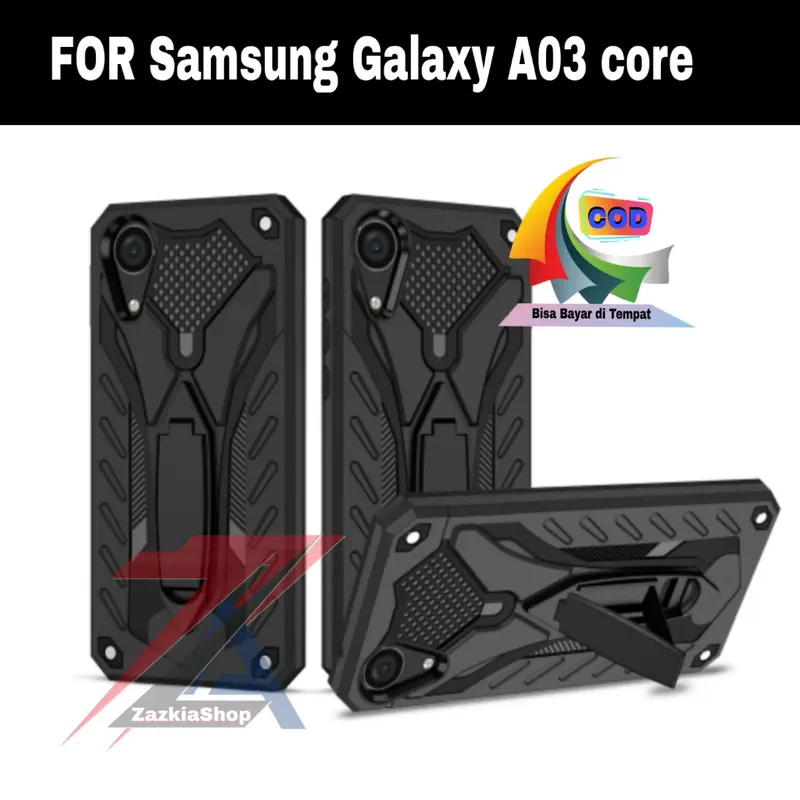 FOR ( SAMSUNG GALAXY A03 CORE) casing/hardcase Phantom Robot Kick Standing biru case 0