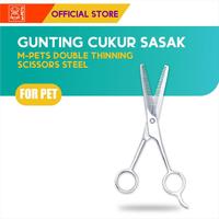 Gambar M-Pets Double Thinning Scissors Steel / Gunting Sasak Hewan dari M-Pets Volk Pets Indonesia Kota Tangerang 2 Tokopedia