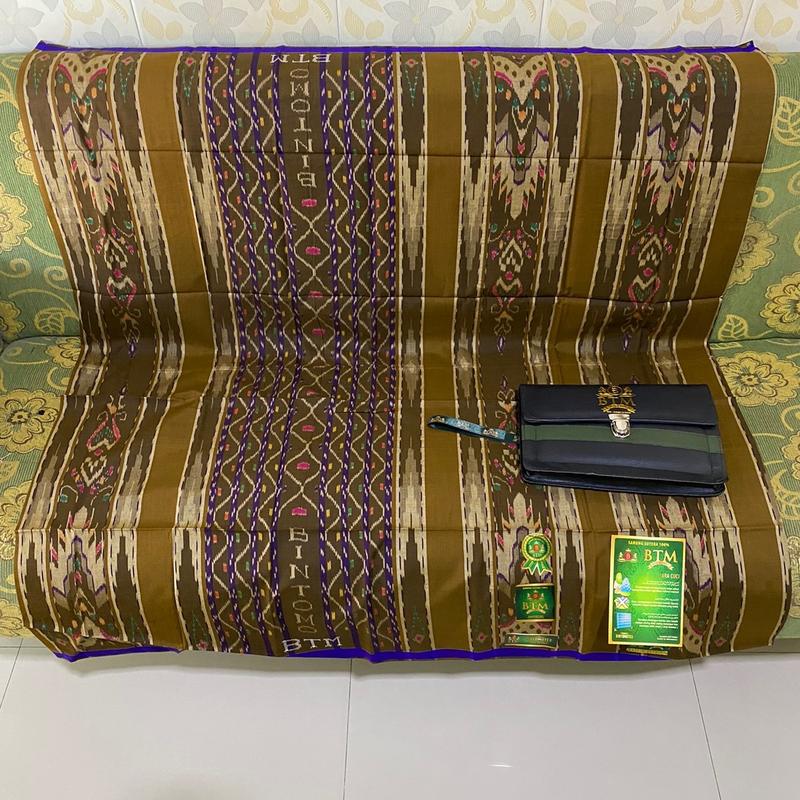 Sarung BTM Type MJM Original Songket Signature Full Sutra 100% 2