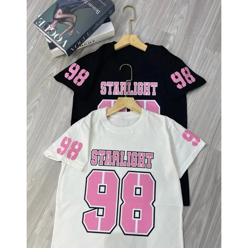 Kaos Starlight Baju Rugby Kaos Nomor Baju Baseball branded Kaos Wanita Baju Cewek Korea Katun Kaos Tebal Bangkok Kaos Lengan Pendek original
