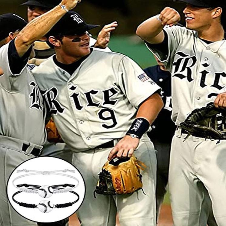 Product Introduction of Cross-Border Hot-Selling Handmade Woven Baseball Soccer Basketball Volleyball Alloy Bracelet Source Factory Wholesale 8