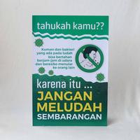 Gambar Poster Jangan Meludah Sembarangan dari Sahabat Sejasa Kab. Sleman 1 Tokopedia