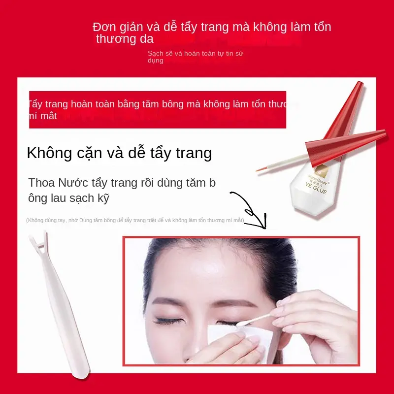 Keo Dán Mi Giả Màu Trắng Trong Suốt Đa Năng Tiện Dụng 2