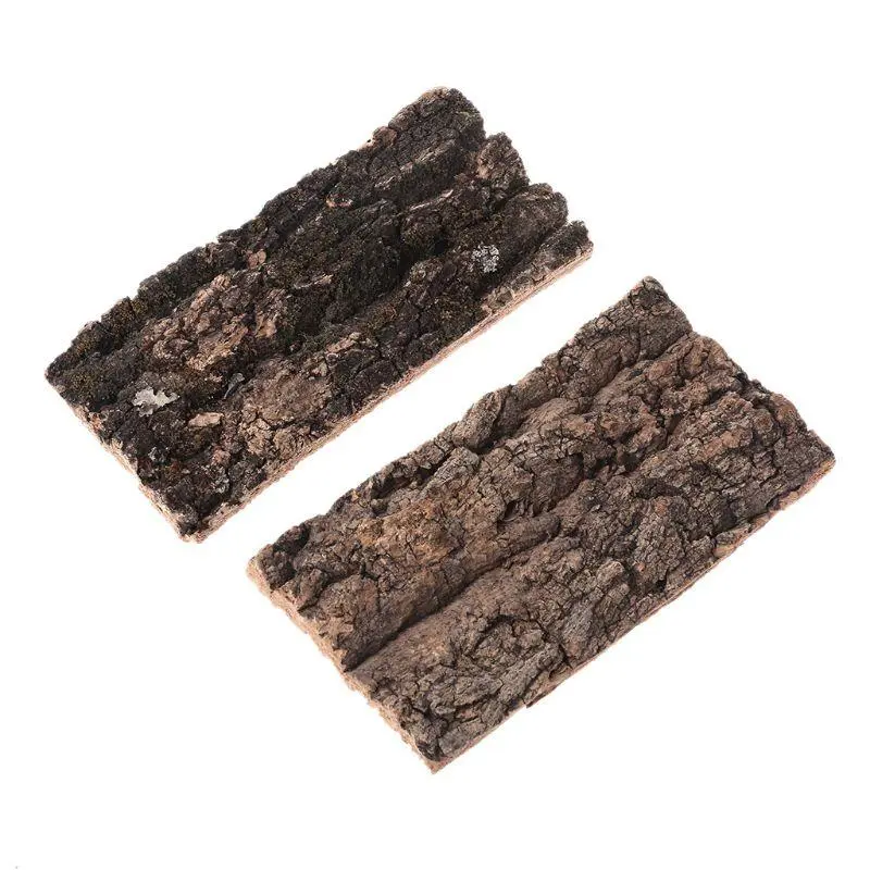 Natural Rodent Reptile Habitat Decoration Lizard Spider Hide Climbing Tree Bark
