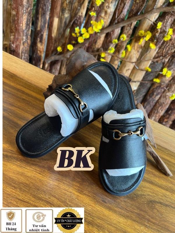Product Introduction of Dép Nam Da bò H003 Khoá đồng 8
