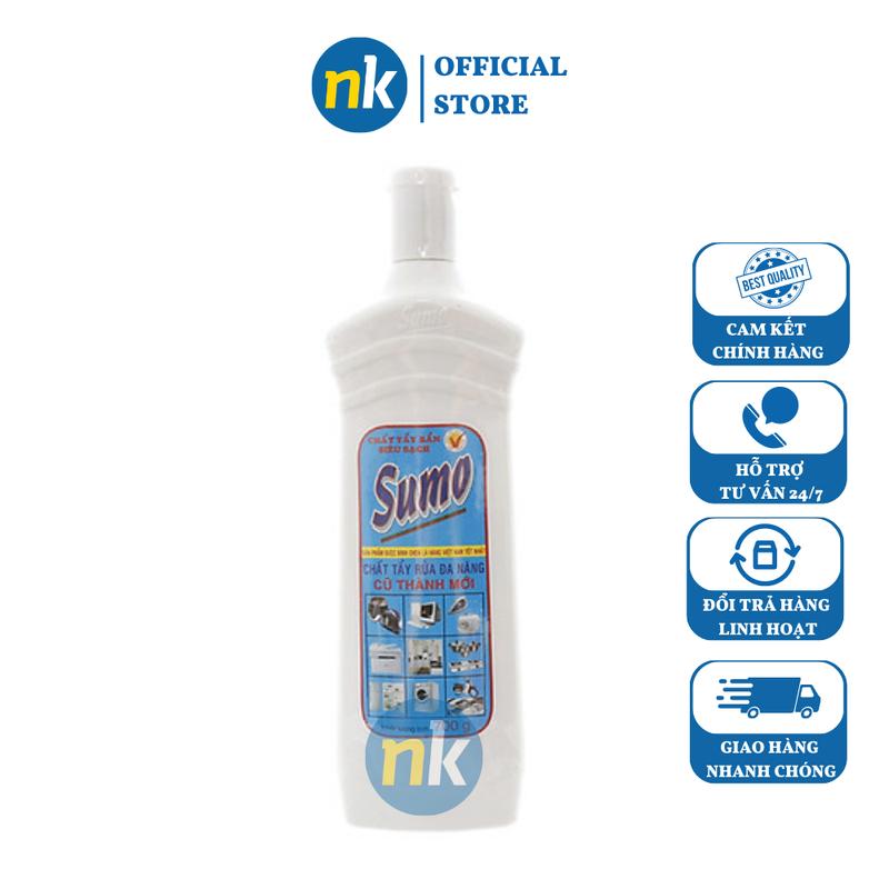 Chất tẩy rửa đa năng SUMO 700g - tẩy bẩn siêu mạnh, tẩy lốc máy, vệ sinh khoang máy, dàn chân xe, không độc hại, tẩy ố vàng dùng trong sinh hoạt gia đình Làm Sạch
