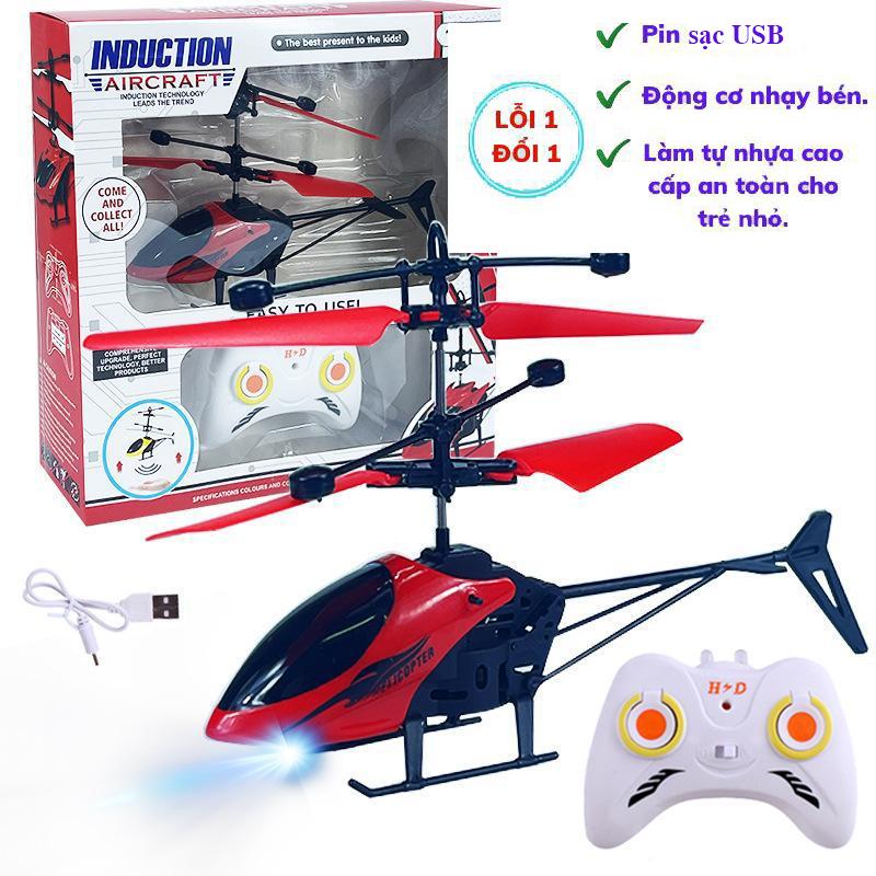 Máy bay điều khiển từ xa cảm biến 2 chiều Toy - Tầm hoạt động 15m - Màu sắc đa dạng - Pin sạc nhanh